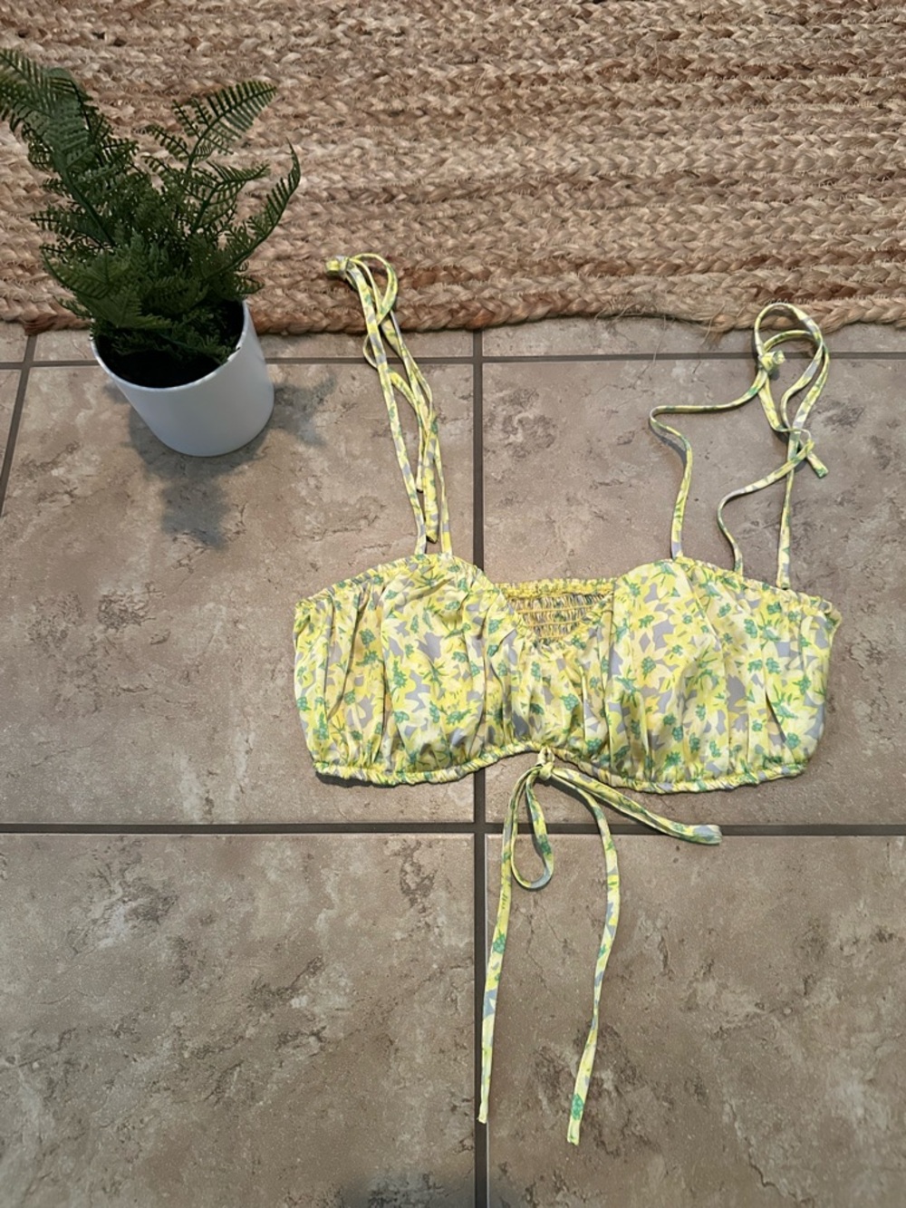 FLORAL BRA TOP